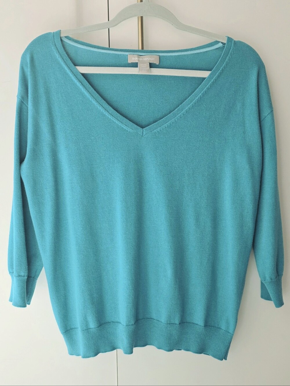 Banana Republic Silk Blend 3/4 Sleeve Sweater